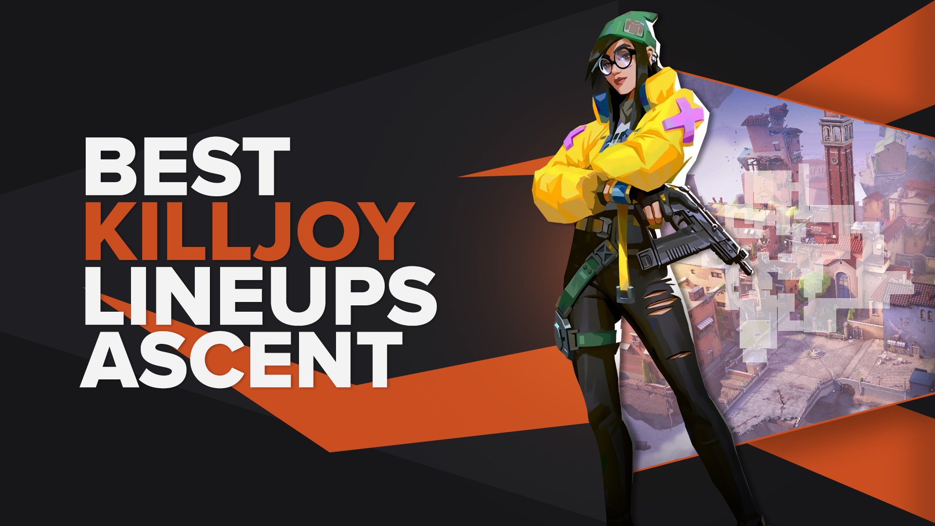 Best Killjoy Lineups on Ascent Nade Alarm Bot Turret Ultimate TGG